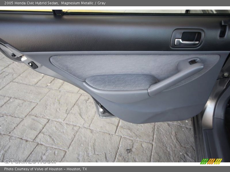 Magnesium Metallic / Gray 2005 Honda Civic Hybrid Sedan