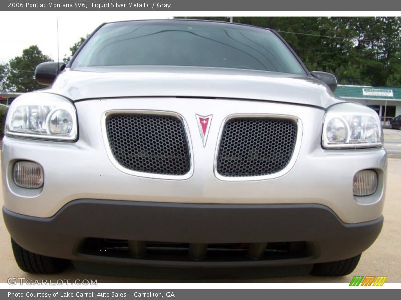 Liquid Silver Metallic / Gray 2006 Pontiac Montana SV6