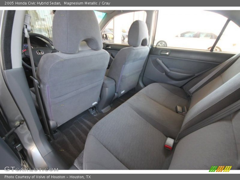 Magnesium Metallic / Gray 2005 Honda Civic Hybrid Sedan