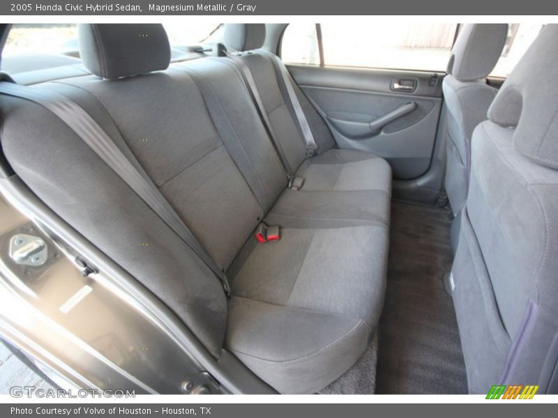 Magnesium Metallic / Gray 2005 Honda Civic Hybrid Sedan