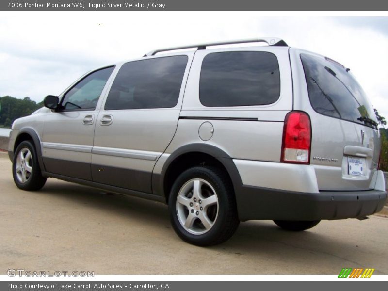 Liquid Silver Metallic / Gray 2006 Pontiac Montana SV6