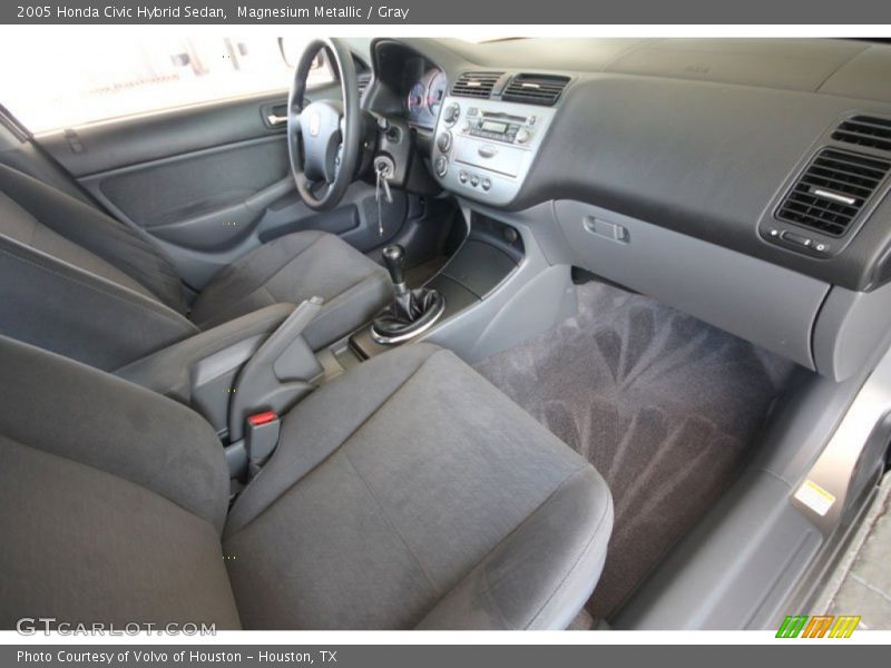  2005 Civic Hybrid Sedan Gray Interior