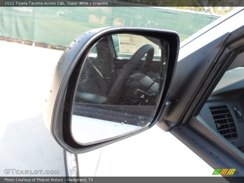 Super White / Graphite 2012 Toyota Tacoma Access Cab