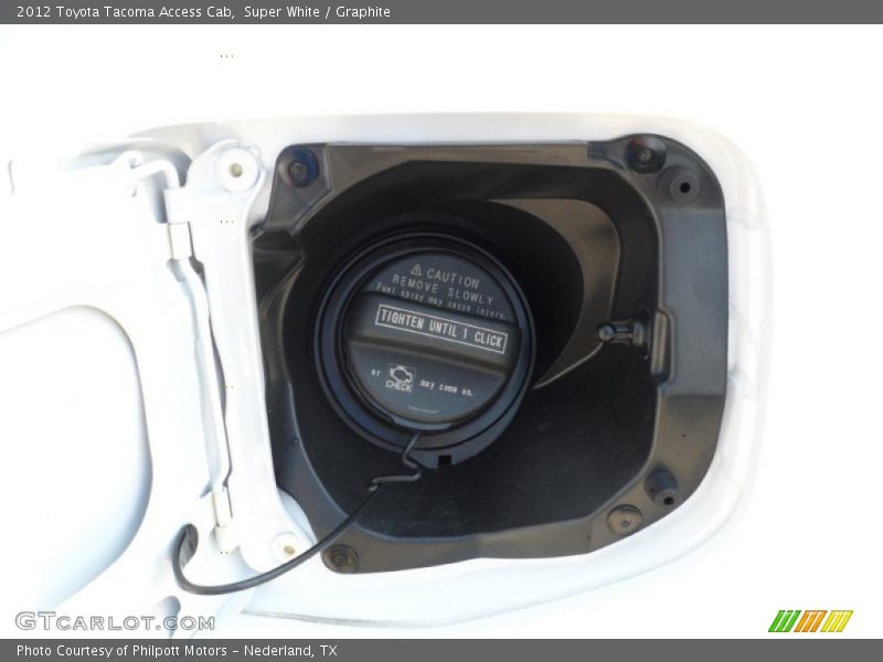 Super White / Graphite 2012 Toyota Tacoma Access Cab
