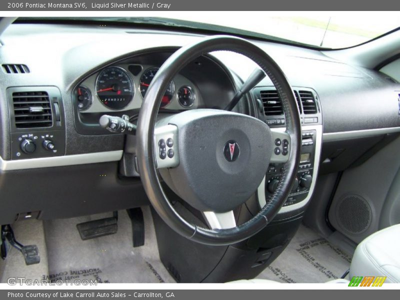 Liquid Silver Metallic / Gray 2006 Pontiac Montana SV6