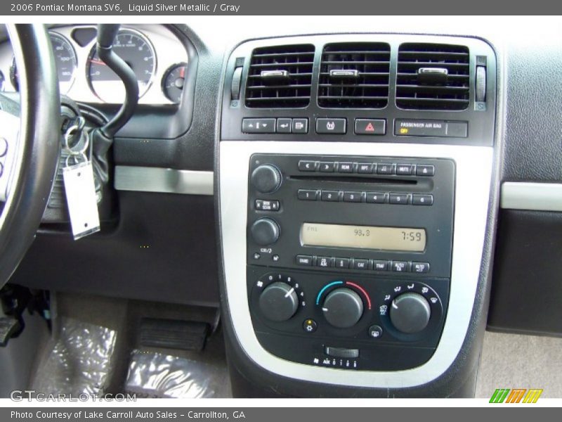 Liquid Silver Metallic / Gray 2006 Pontiac Montana SV6