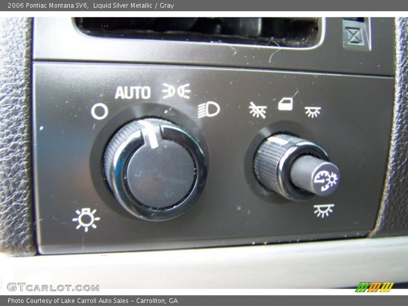 Liquid Silver Metallic / Gray 2006 Pontiac Montana SV6