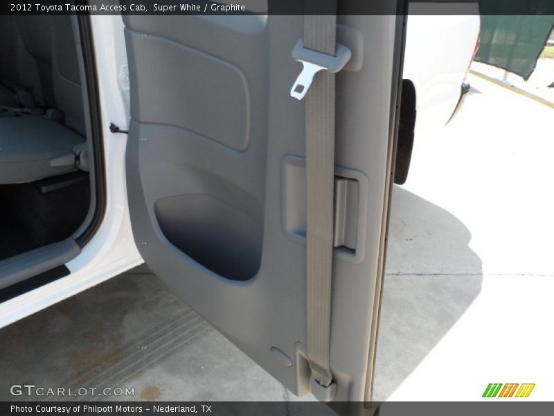 Super White / Graphite 2012 Toyota Tacoma Access Cab