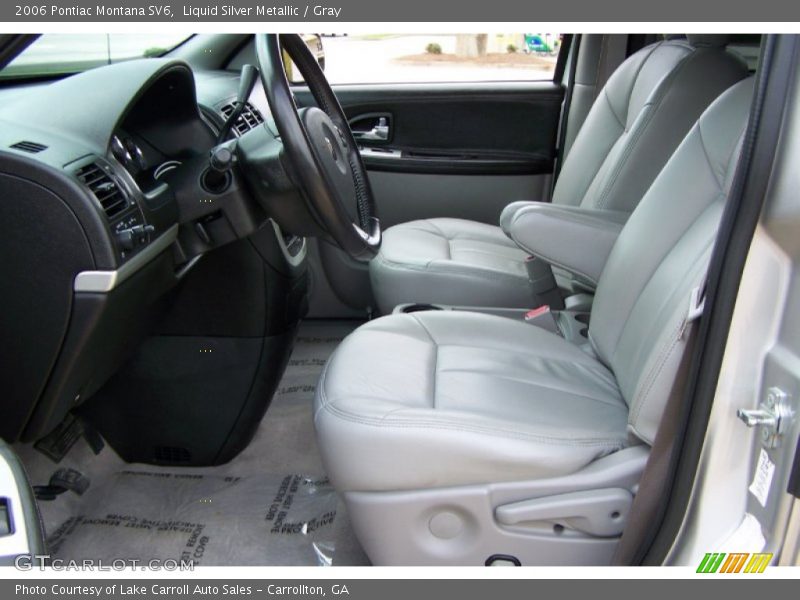 Liquid Silver Metallic / Gray 2006 Pontiac Montana SV6