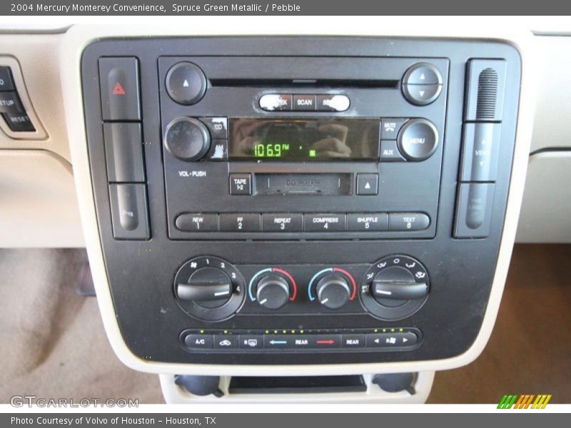 Controls of 2004 Monterey Convenience