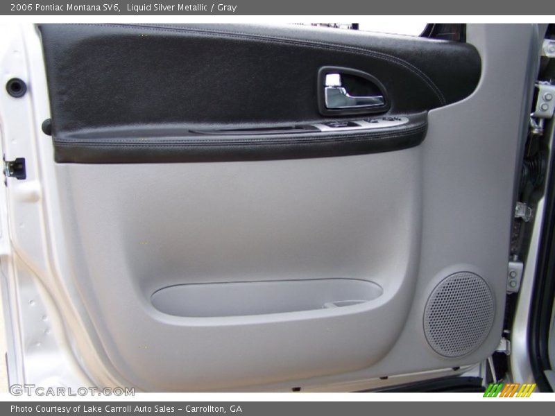 Liquid Silver Metallic / Gray 2006 Pontiac Montana SV6
