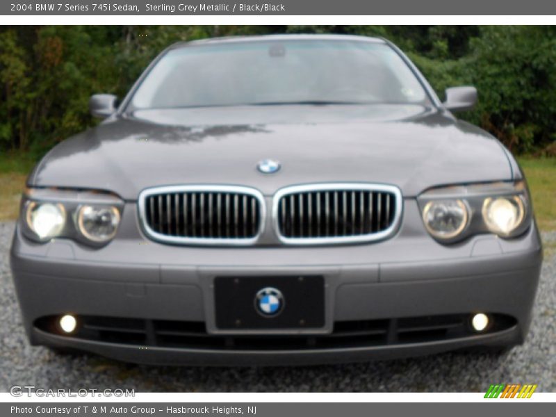Sterling Grey Metallic / Black/Black 2004 BMW 7 Series 745i Sedan