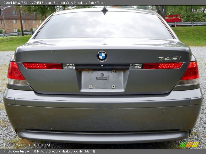 Sterling Grey Metallic / Black/Black 2004 BMW 7 Series 745i Sedan
