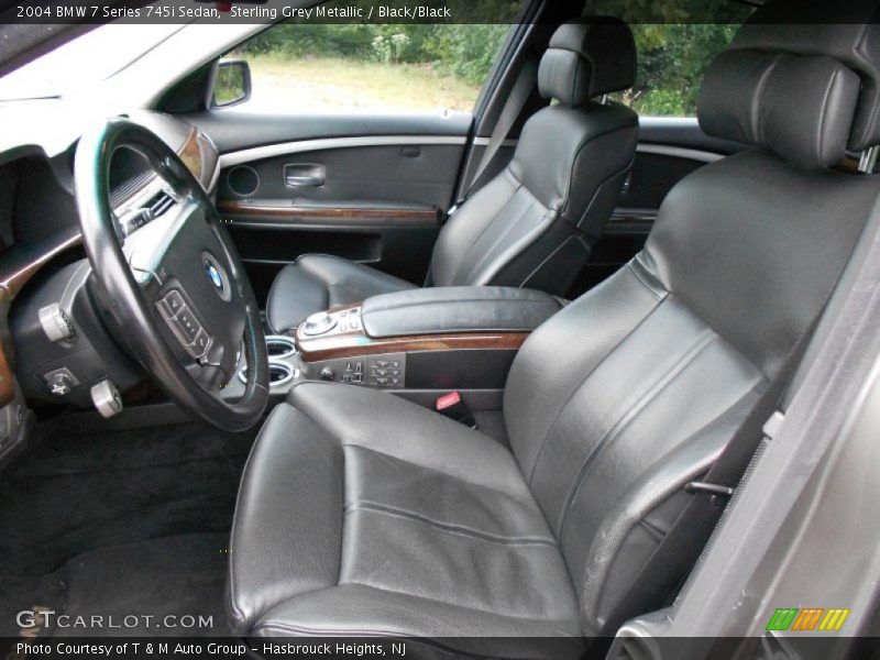  2004 7 Series 745i Sedan Black/Black Interior