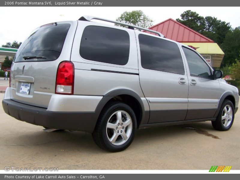 Liquid Silver Metallic / Gray 2006 Pontiac Montana SV6