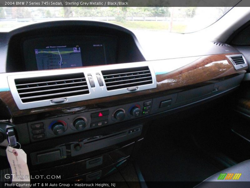 Sterling Grey Metallic / Black/Black 2004 BMW 7 Series 745i Sedan