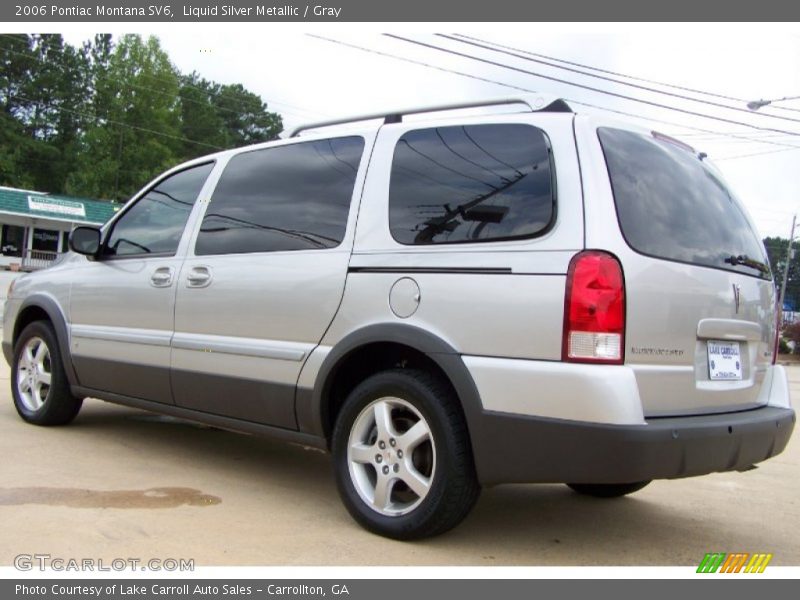 Liquid Silver Metallic / Gray 2006 Pontiac Montana SV6