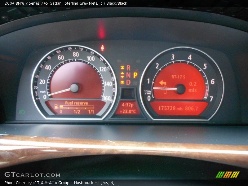  2004 7 Series 745i Sedan 745i Sedan Gauges