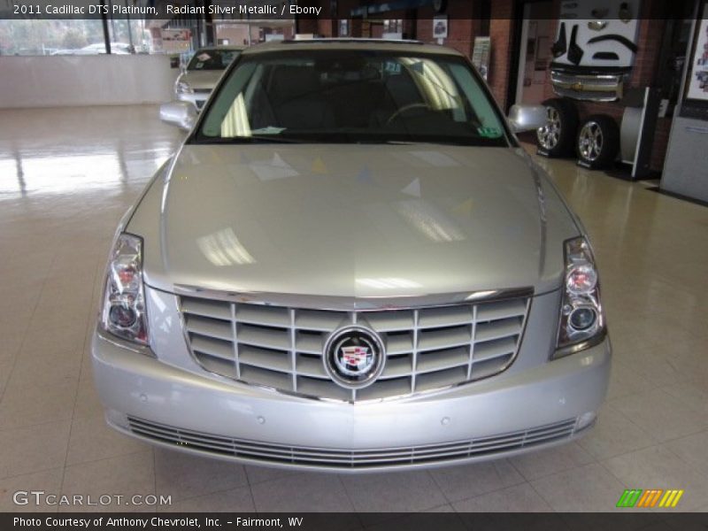 Radiant Silver Metallic / Ebony 2011 Cadillac DTS Platinum
