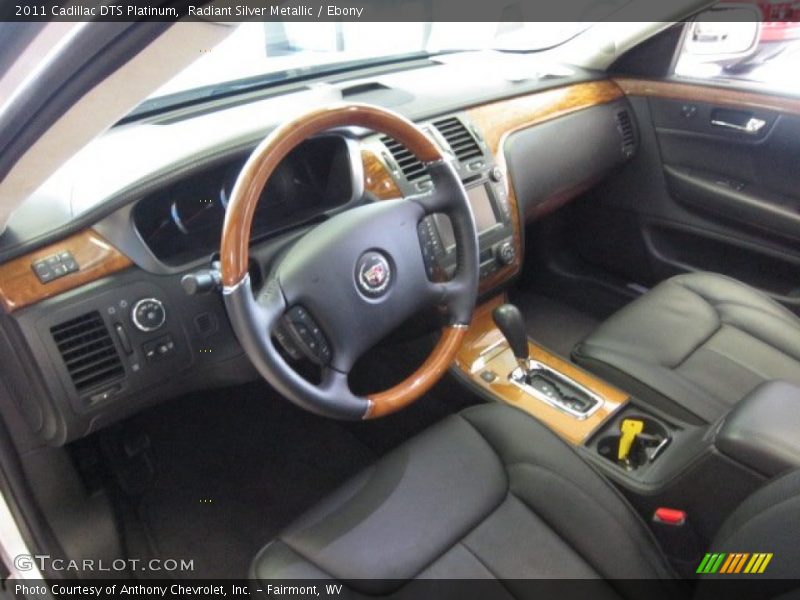 Ebony Interior - 2011 DTS Platinum 