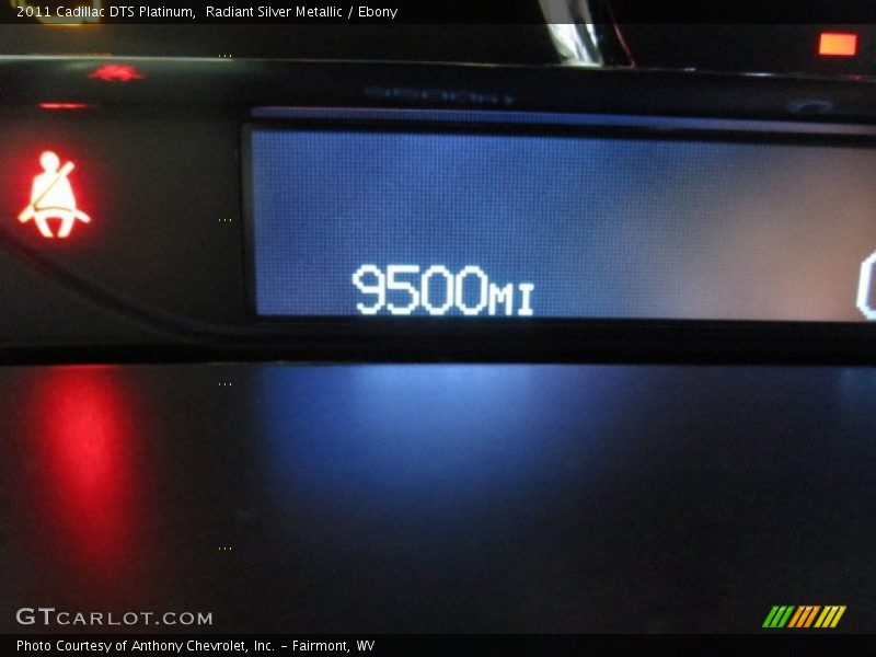Radiant Silver Metallic / Ebony 2011 Cadillac DTS Platinum