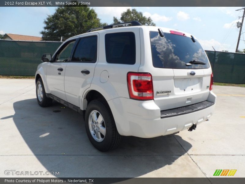 White Suede / Stone 2012 Ford Escape XLT V6