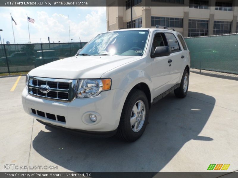 White Suede / Stone 2012 Ford Escape XLT V6