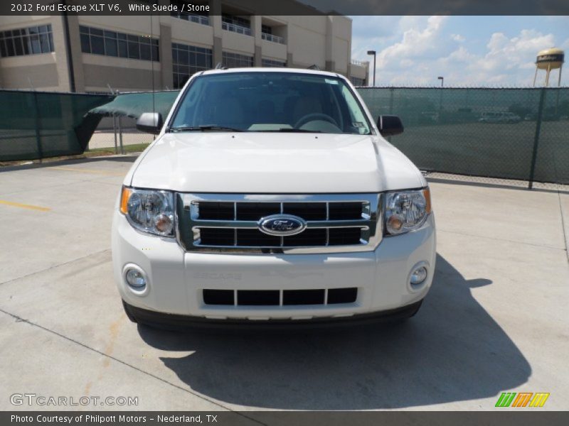 White Suede / Stone 2012 Ford Escape XLT V6
