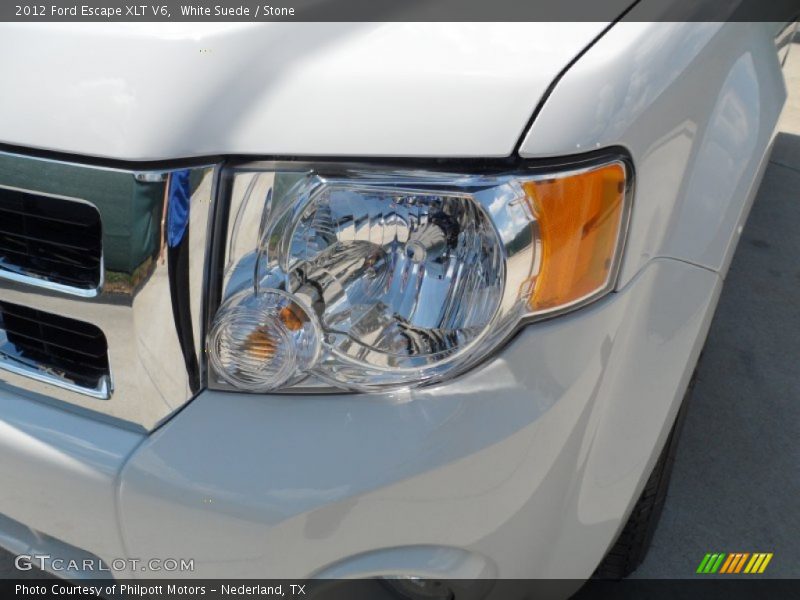 White Suede / Stone 2012 Ford Escape XLT V6