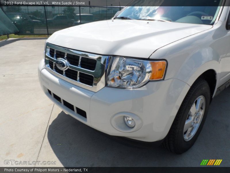 White Suede / Stone 2012 Ford Escape XLT V6