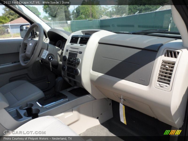White Suede / Stone 2012 Ford Escape XLT V6