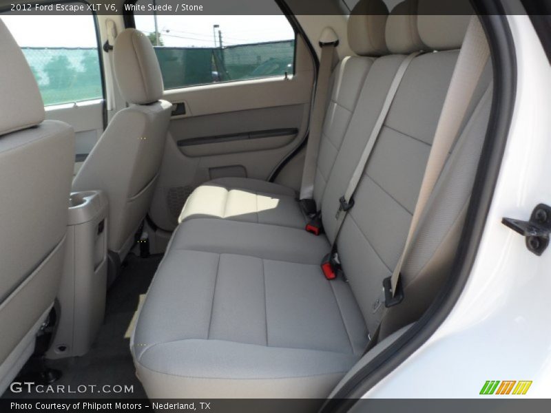 White Suede / Stone 2012 Ford Escape XLT V6