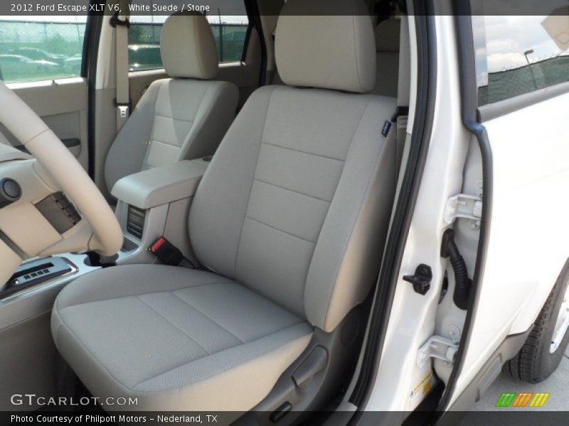 White Suede / Stone 2012 Ford Escape XLT V6