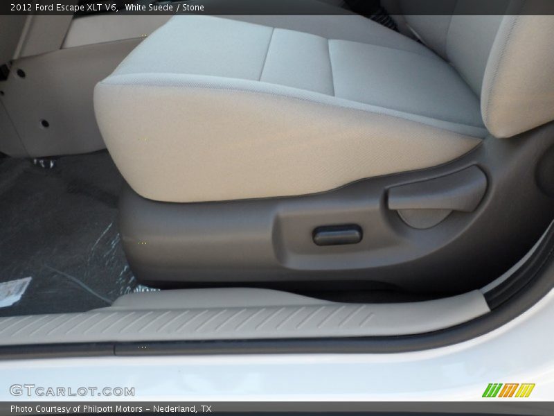 White Suede / Stone 2012 Ford Escape XLT V6