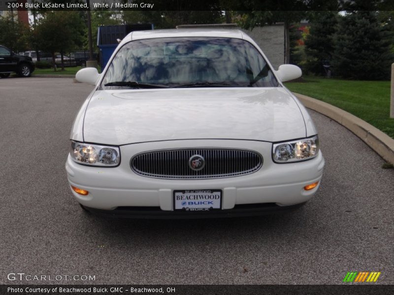 White / Medium Gray 2004 Buick LeSabre Limited