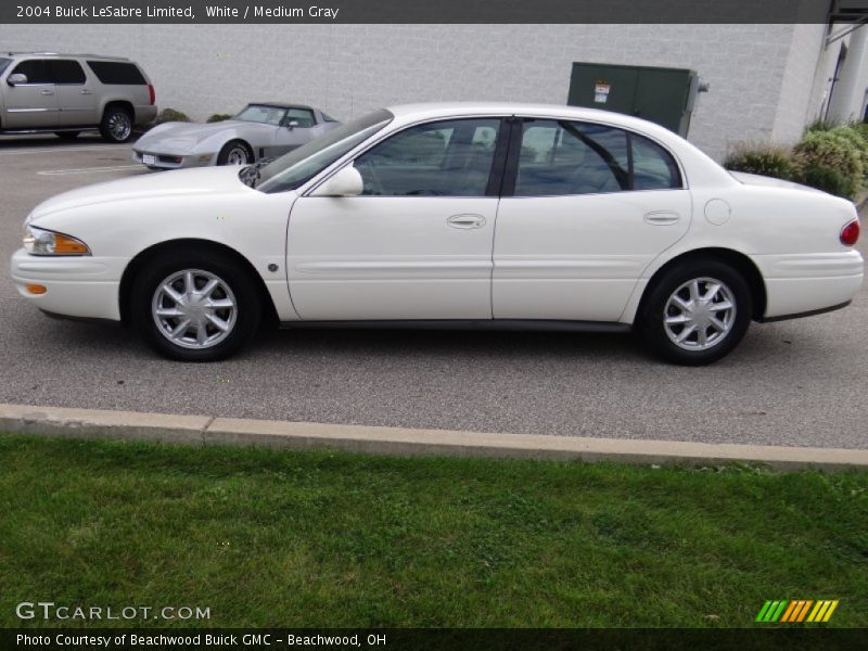 White / Medium Gray 2004 Buick LeSabre Limited