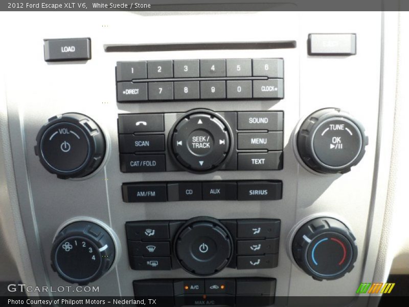 Controls of 2012 Escape XLT V6