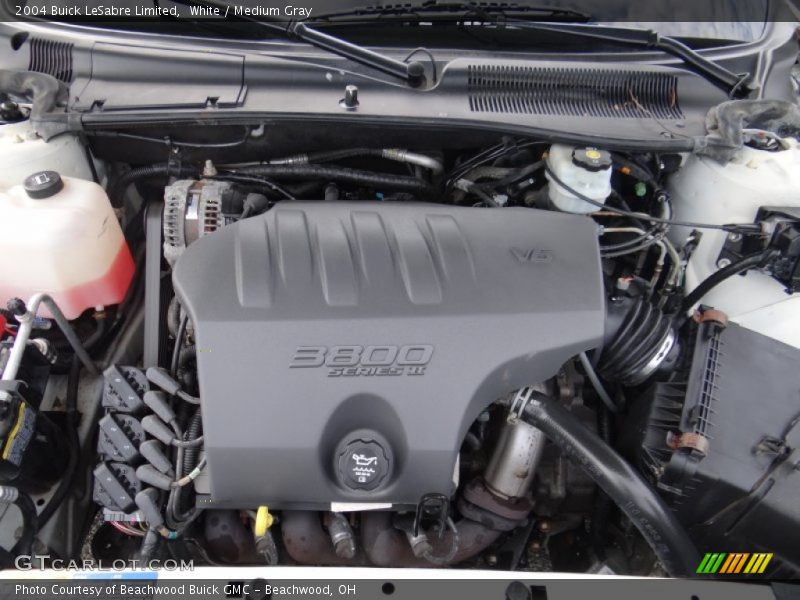 White / Medium Gray 2004 Buick LeSabre Limited