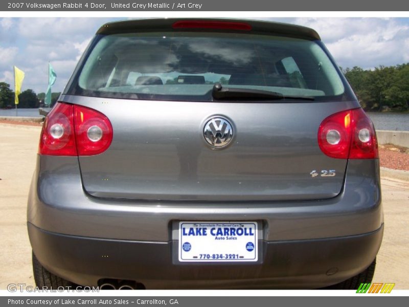 United Grey Metallic / Art Grey 2007 Volkswagen Rabbit 4 Door