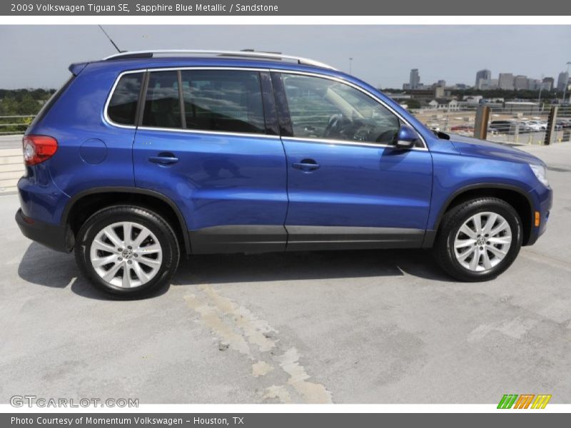 Sapphire Blue Metallic / Sandstone 2009 Volkswagen Tiguan SE