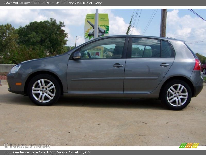 United Grey Metallic / Art Grey 2007 Volkswagen Rabbit 4 Door