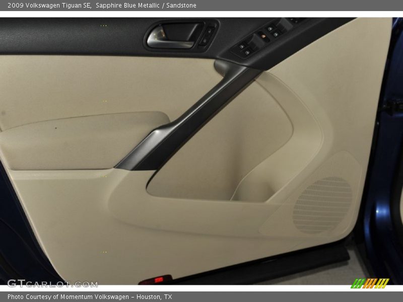 Sapphire Blue Metallic / Sandstone 2009 Volkswagen Tiguan SE