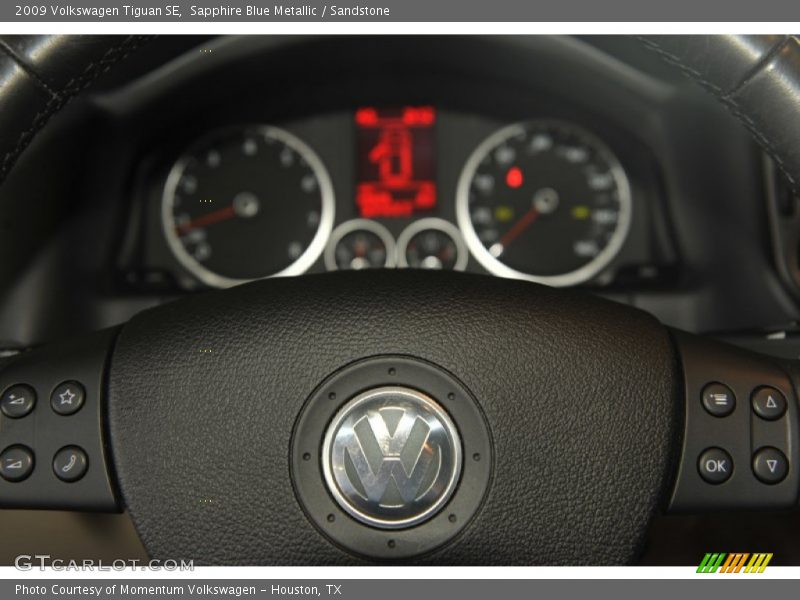 Sapphire Blue Metallic / Sandstone 2009 Volkswagen Tiguan SE