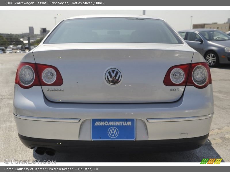 Reflex Silver / Black 2008 Volkswagen Passat Turbo Sedan