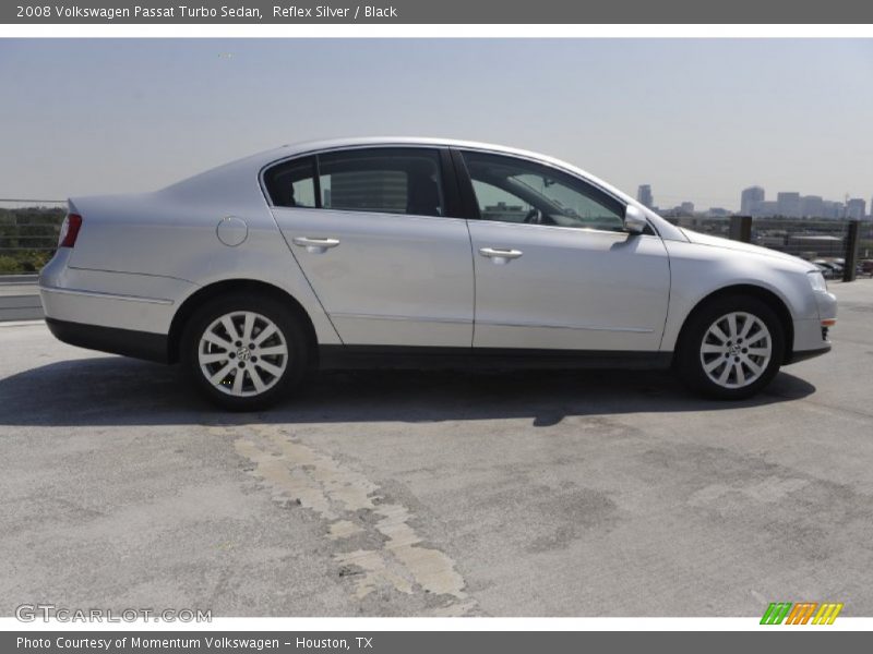 Reflex Silver / Black 2008 Volkswagen Passat Turbo Sedan