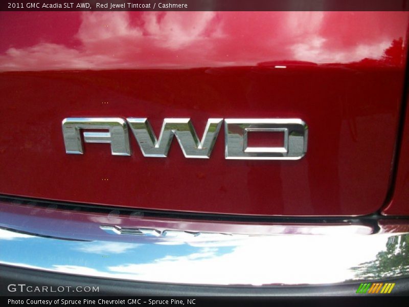 Red Jewel Tintcoat / Cashmere 2011 GMC Acadia SLT AWD