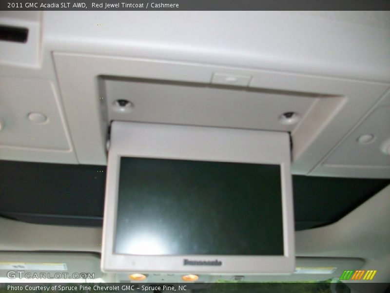 Red Jewel Tintcoat / Cashmere 2011 GMC Acadia SLT AWD