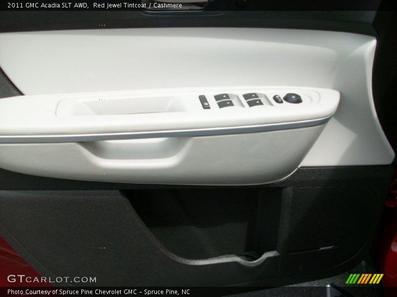 Red Jewel Tintcoat / Cashmere 2011 GMC Acadia SLT AWD
