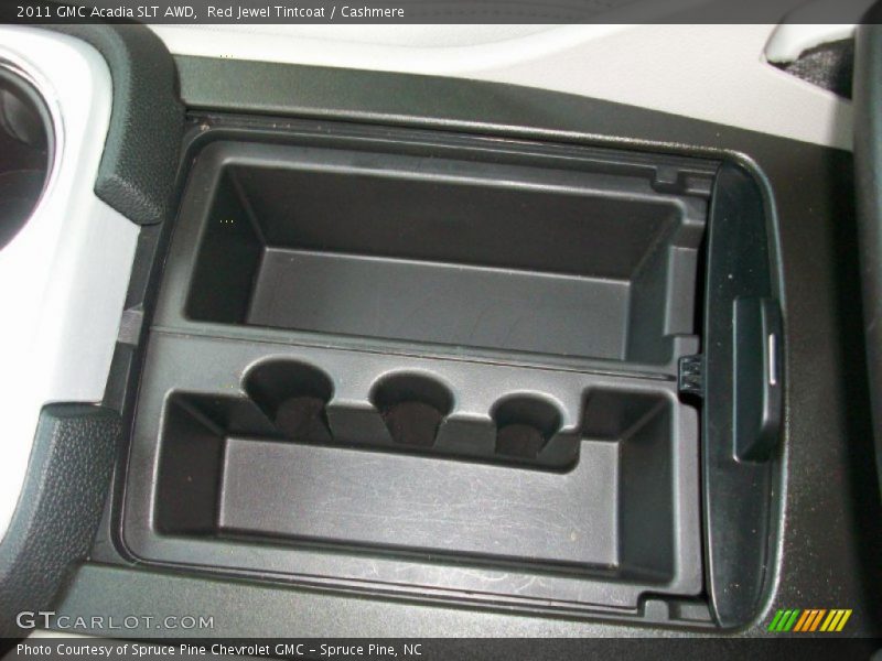 Red Jewel Tintcoat / Cashmere 2011 GMC Acadia SLT AWD
