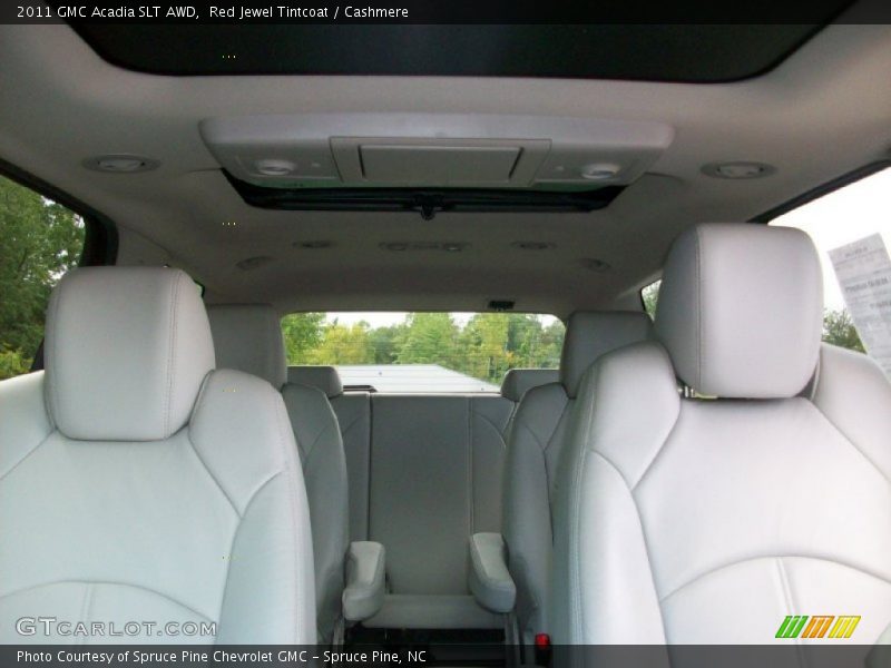Red Jewel Tintcoat / Cashmere 2011 GMC Acadia SLT AWD
